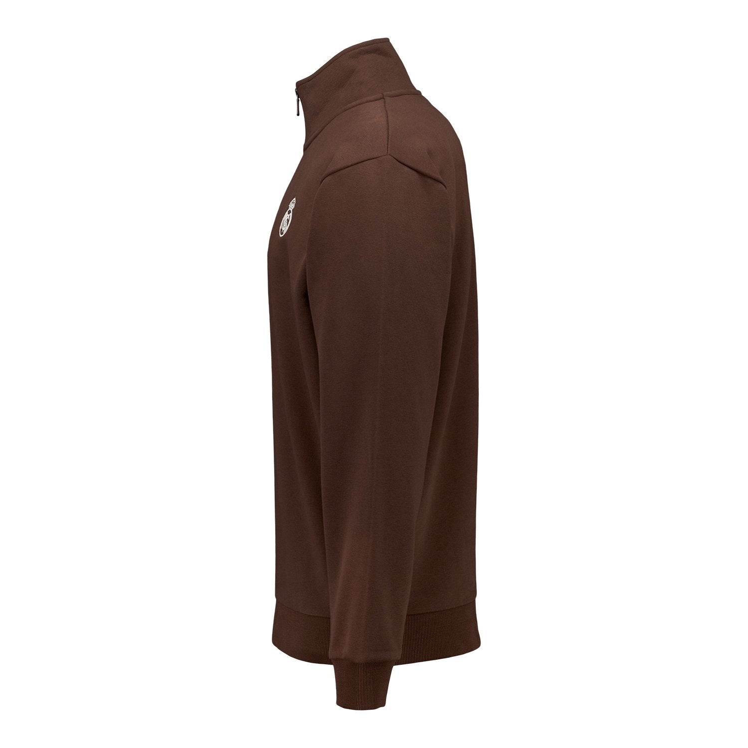 Mens Classic Zip Sweatshirt Brown – Official Real Madrid Store