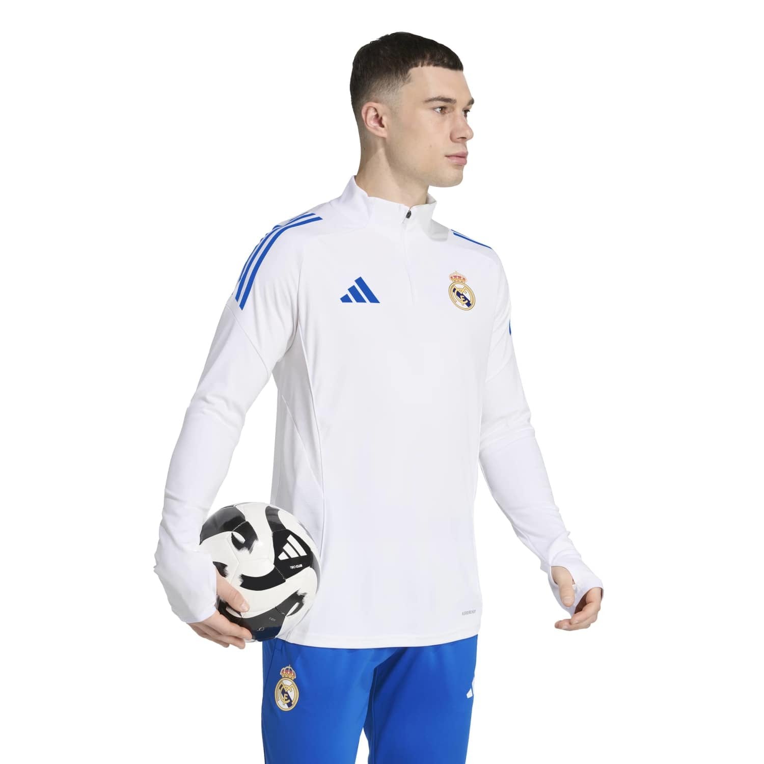 Mens adidas UCL Training Top 25/26 White – Official Real Madrid Store