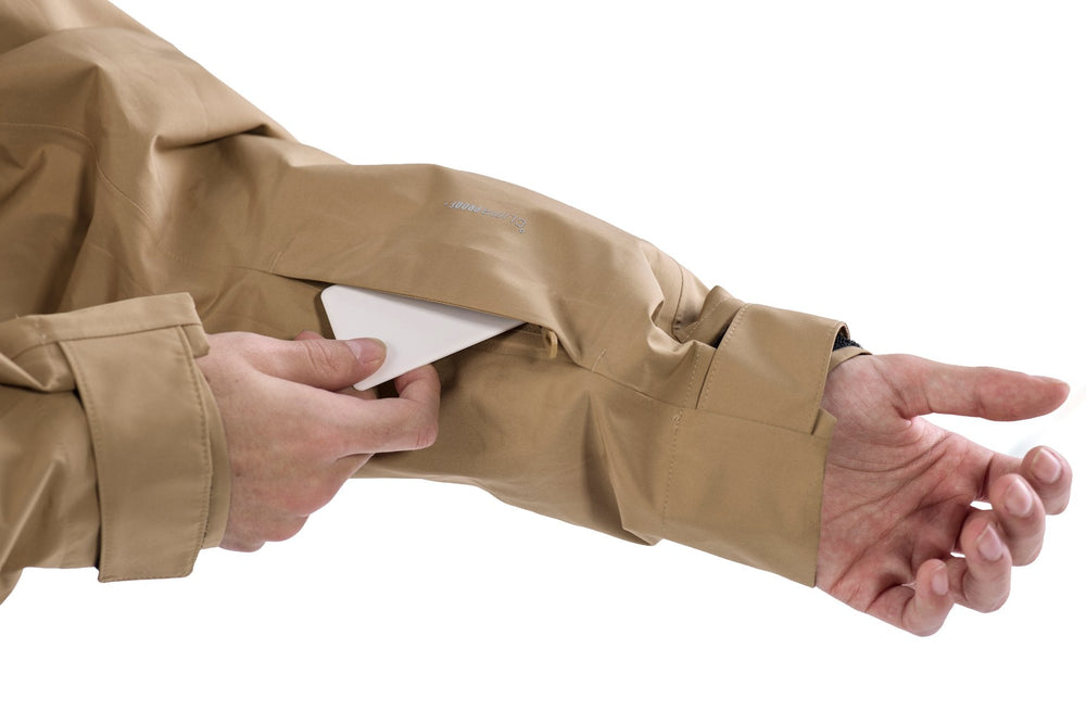 Mens adidas Terrex CLIMAPROOF+ Snow Jacket Brown