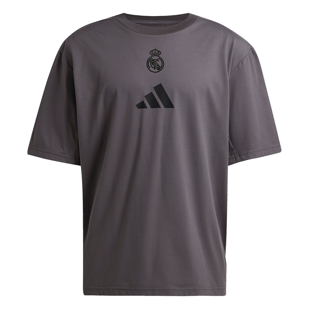 Mens adidas Real Urban T-Shirt Grey