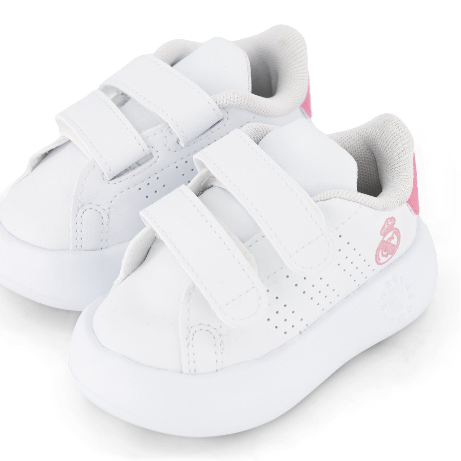 adidas Infant Advantage Shoes White/Pink