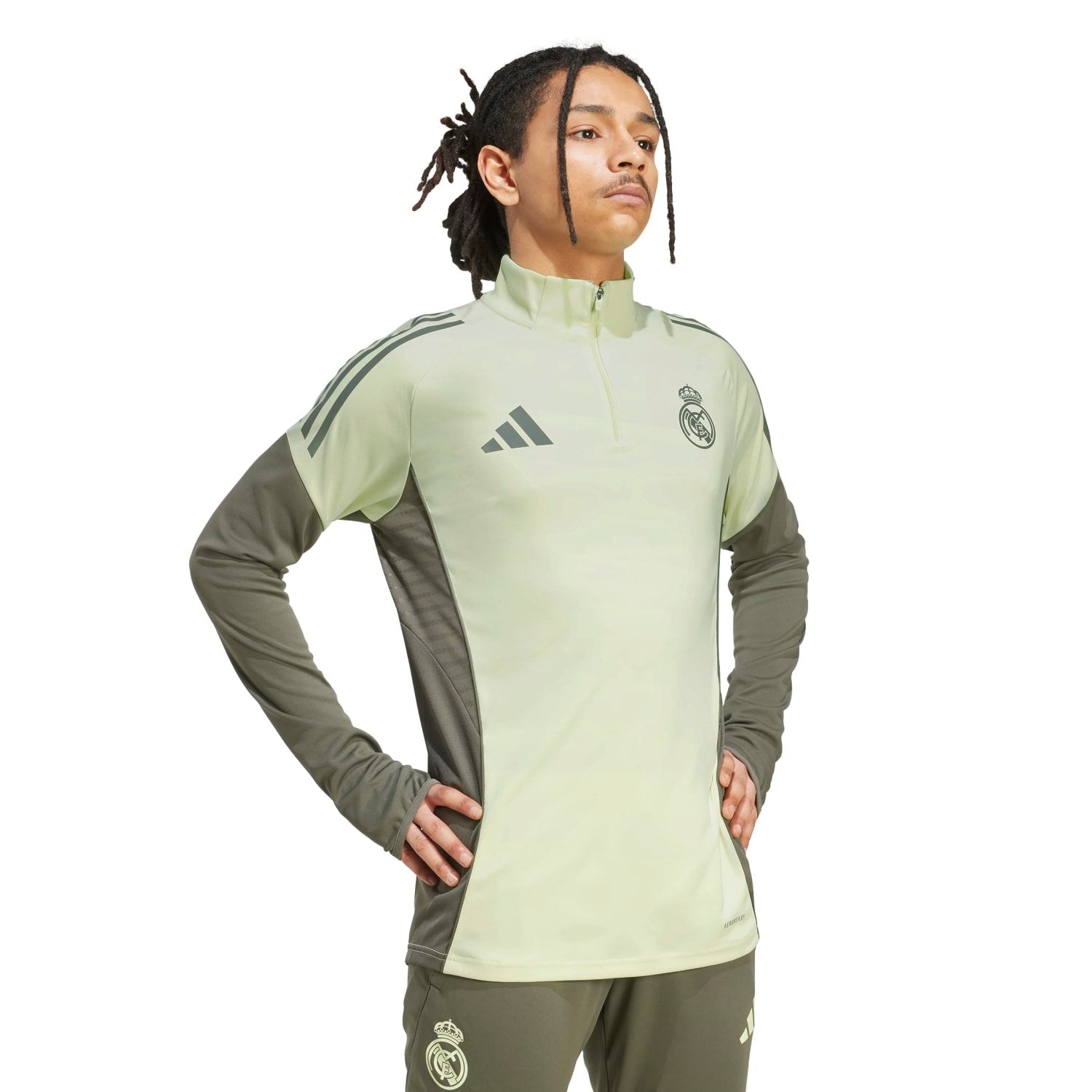 Mens adidas Training Top 25/26 Lime Green