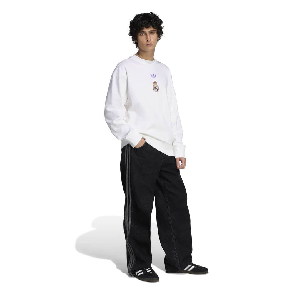 Mens adidas Originals LFSTLR Sweatshirt 25/26 White