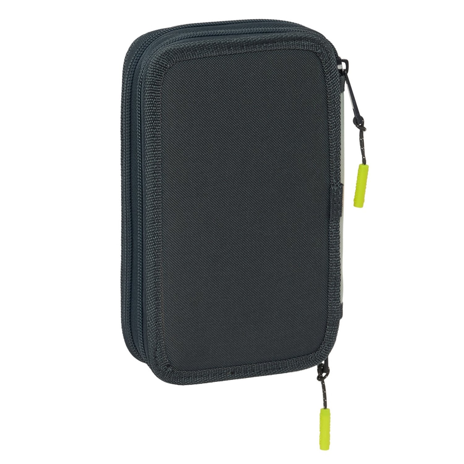 Double Filled Pencil Case White/Black