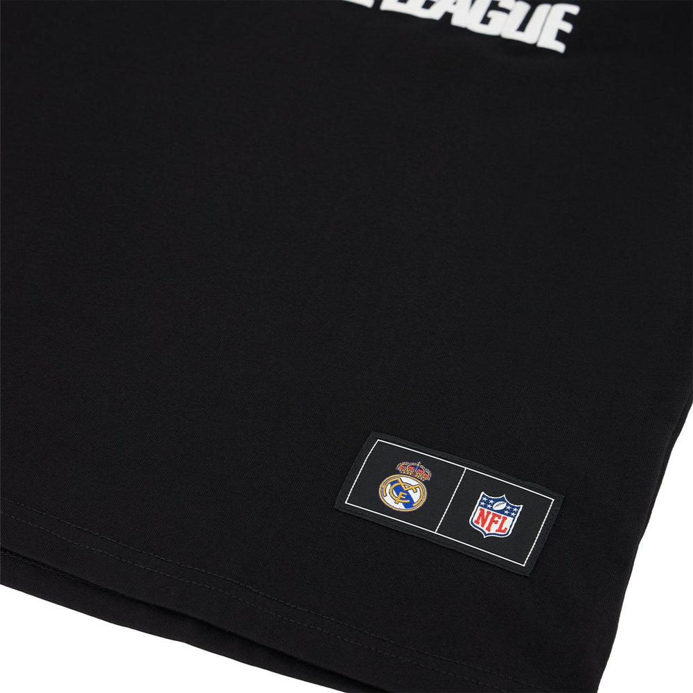 Mens Real Madrid x NFL T-Shirt Black