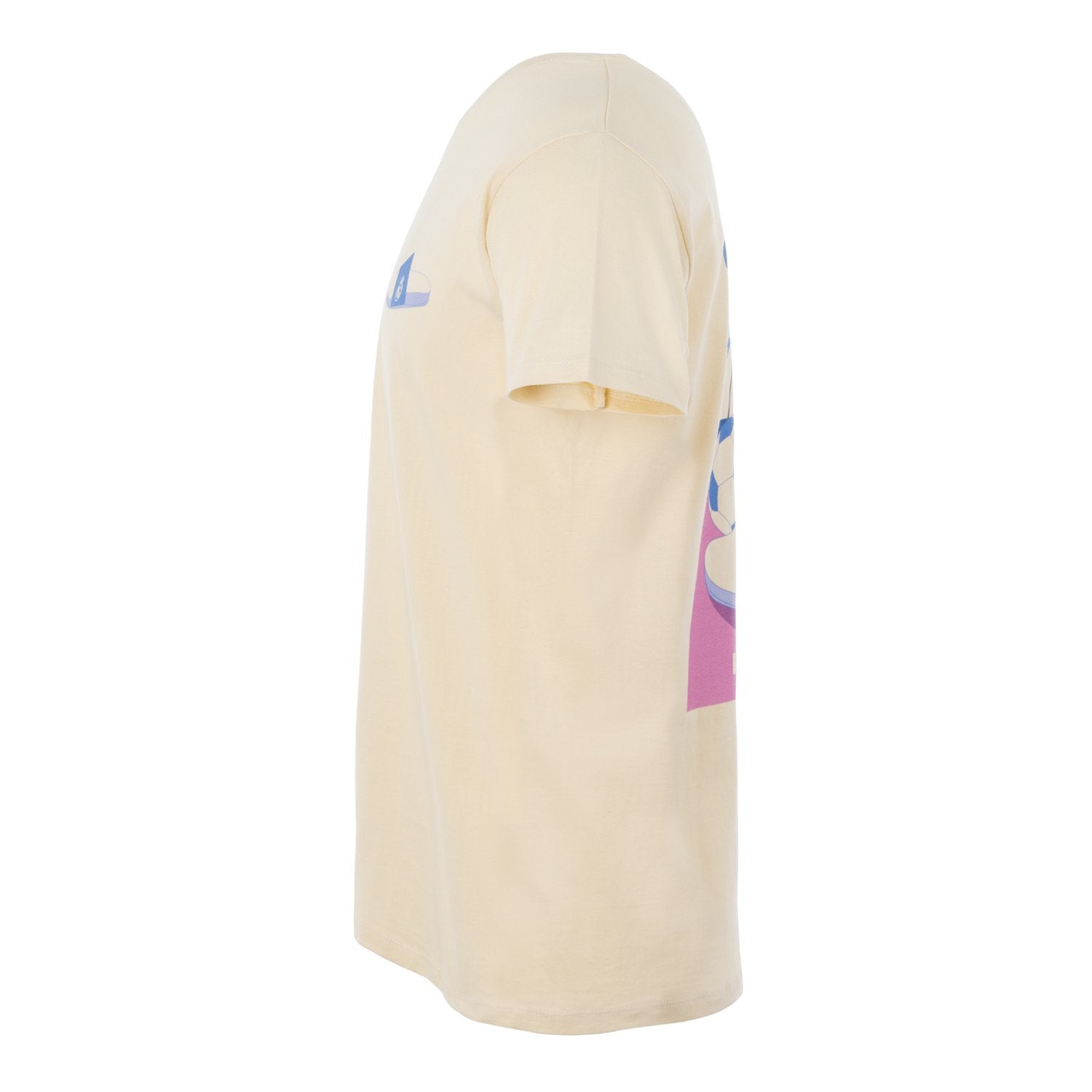 Mens Pink Summer Vibes T-Shirt Beige