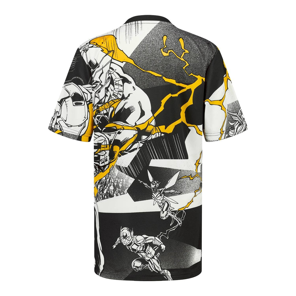 Mens adidas Marvel Warm Up Shirt 25/26 White/Black