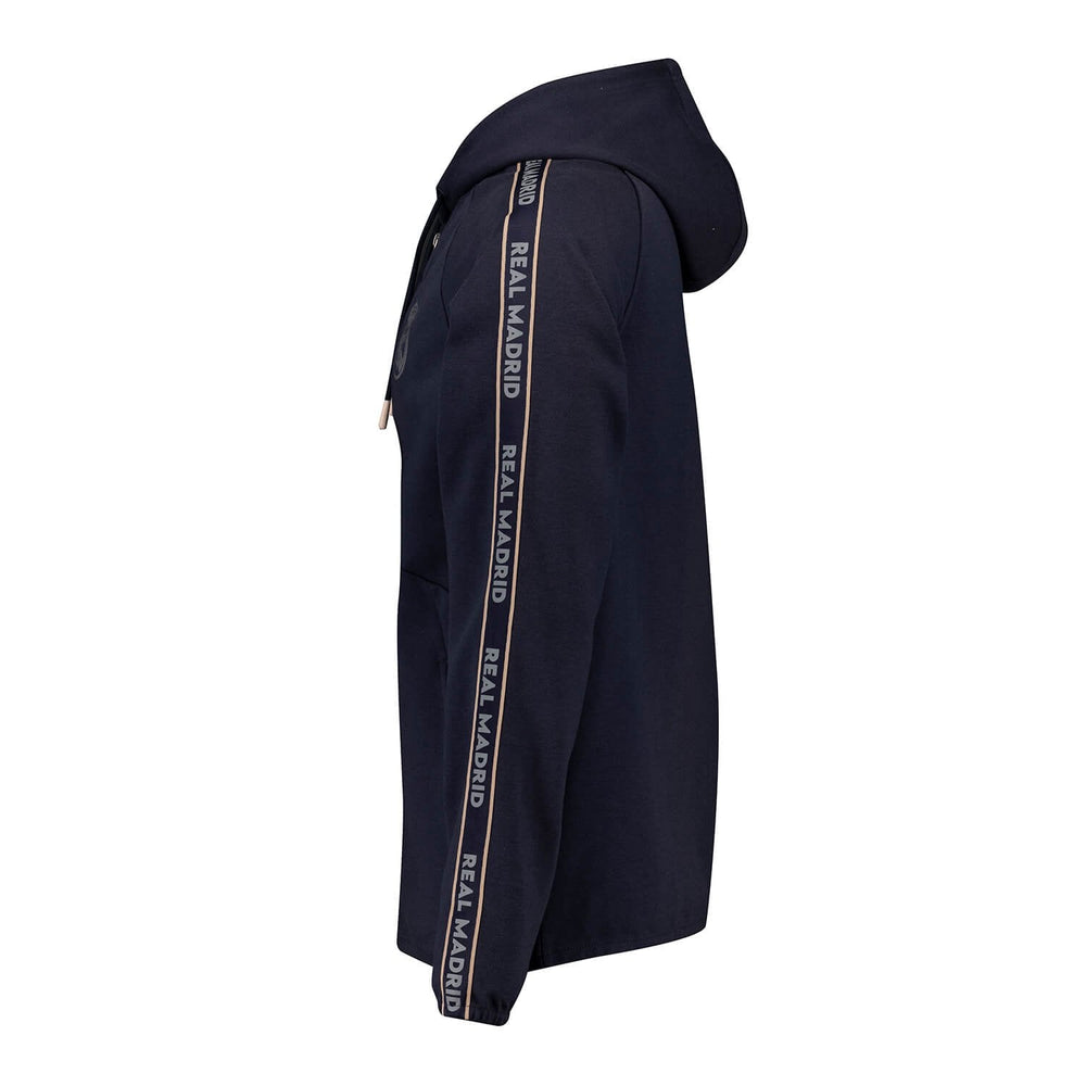 Mens Tape Jacket Navy Real Madrid