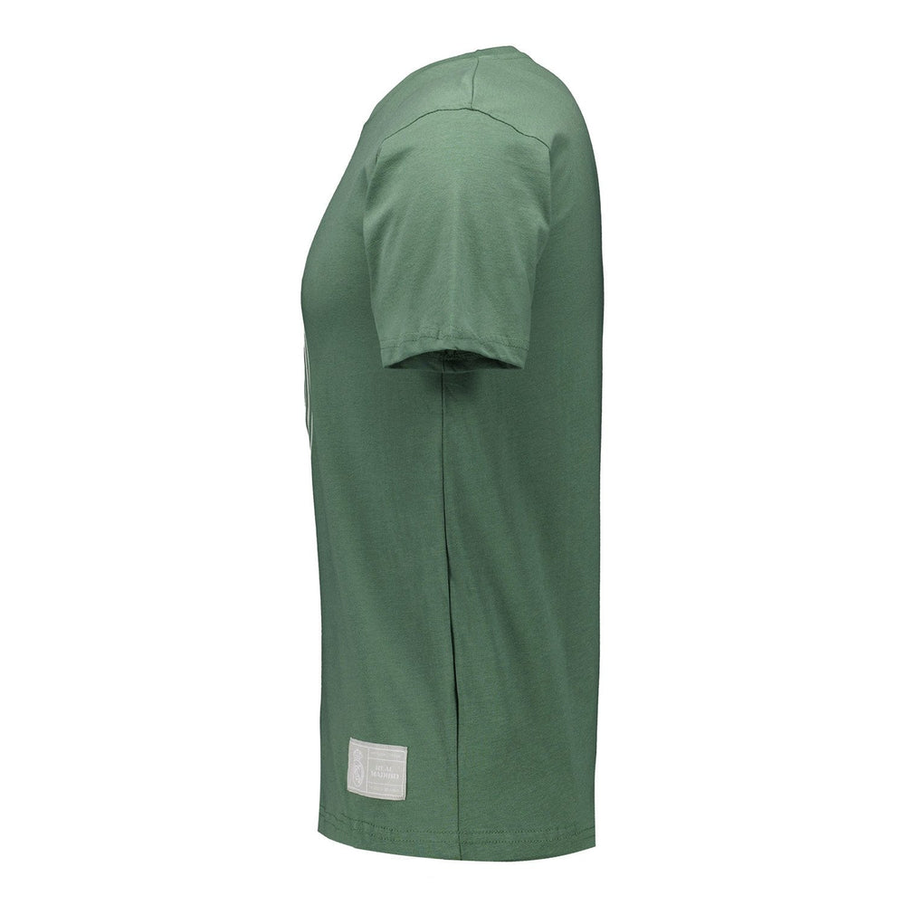 Mens Color Crest T-Shirt Dark Green Real Madrid