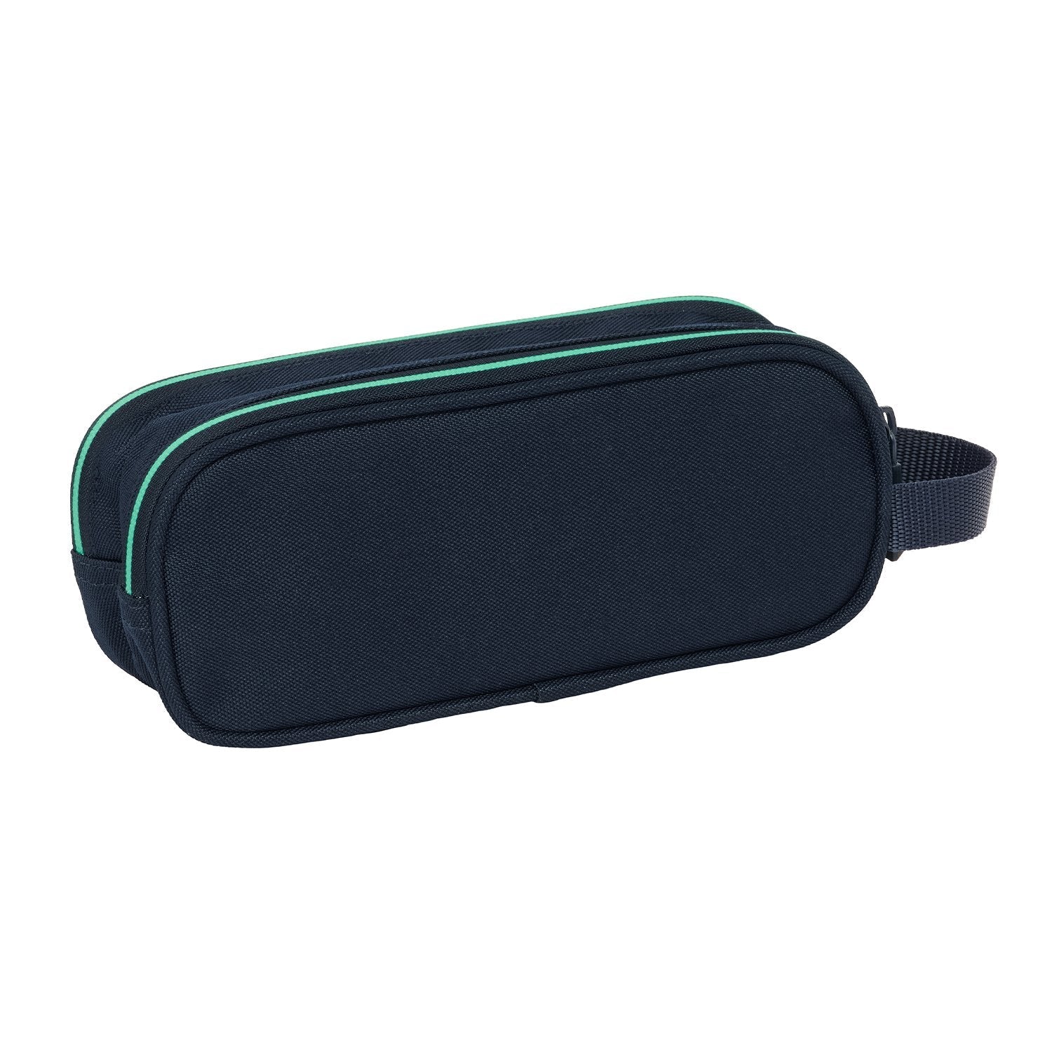 Double Pencil Case Dark Blue