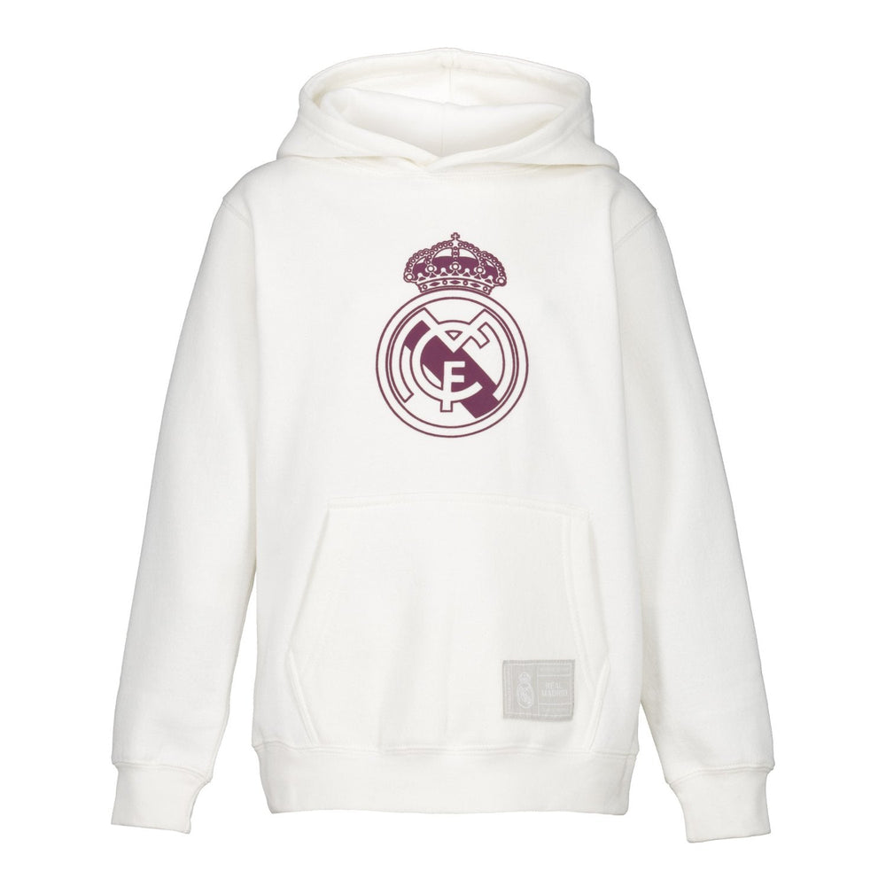 Kids Color Crest Hoodie Off White Real Madrid