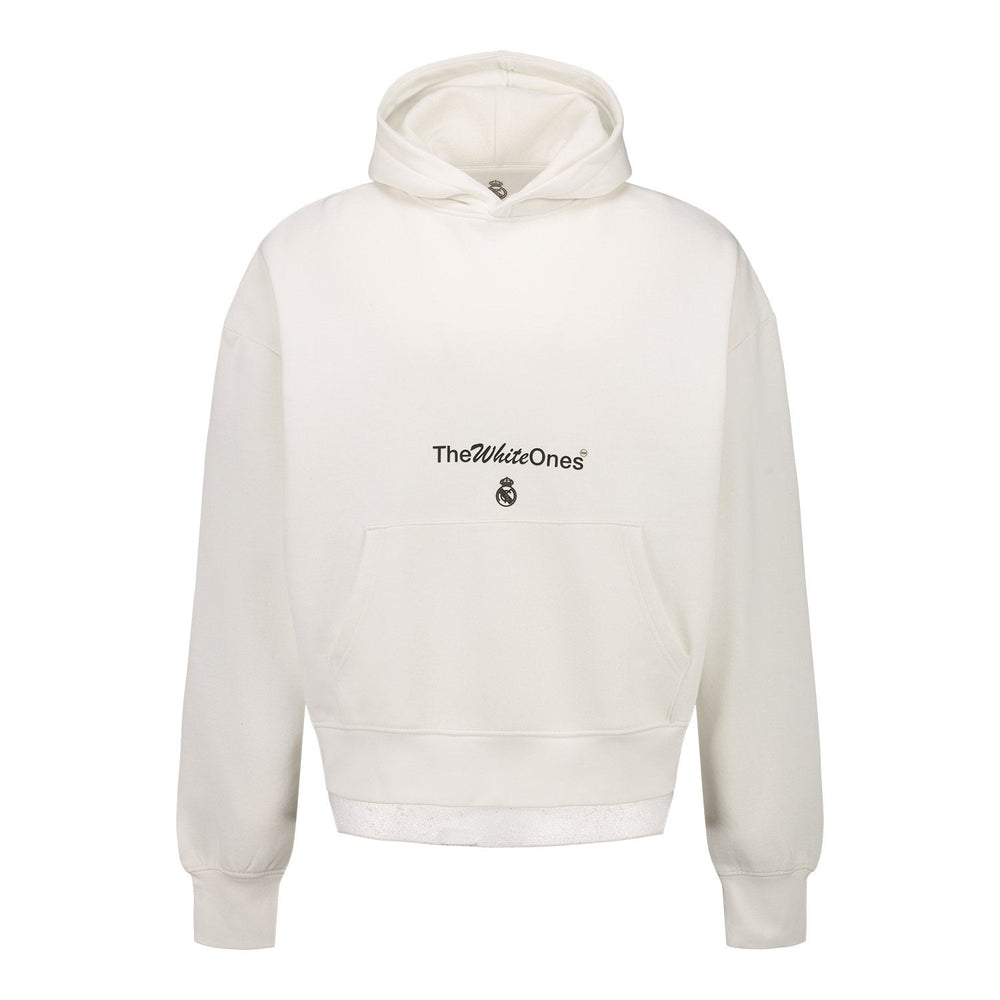 Mens The White Ones Graphic Hoodie White