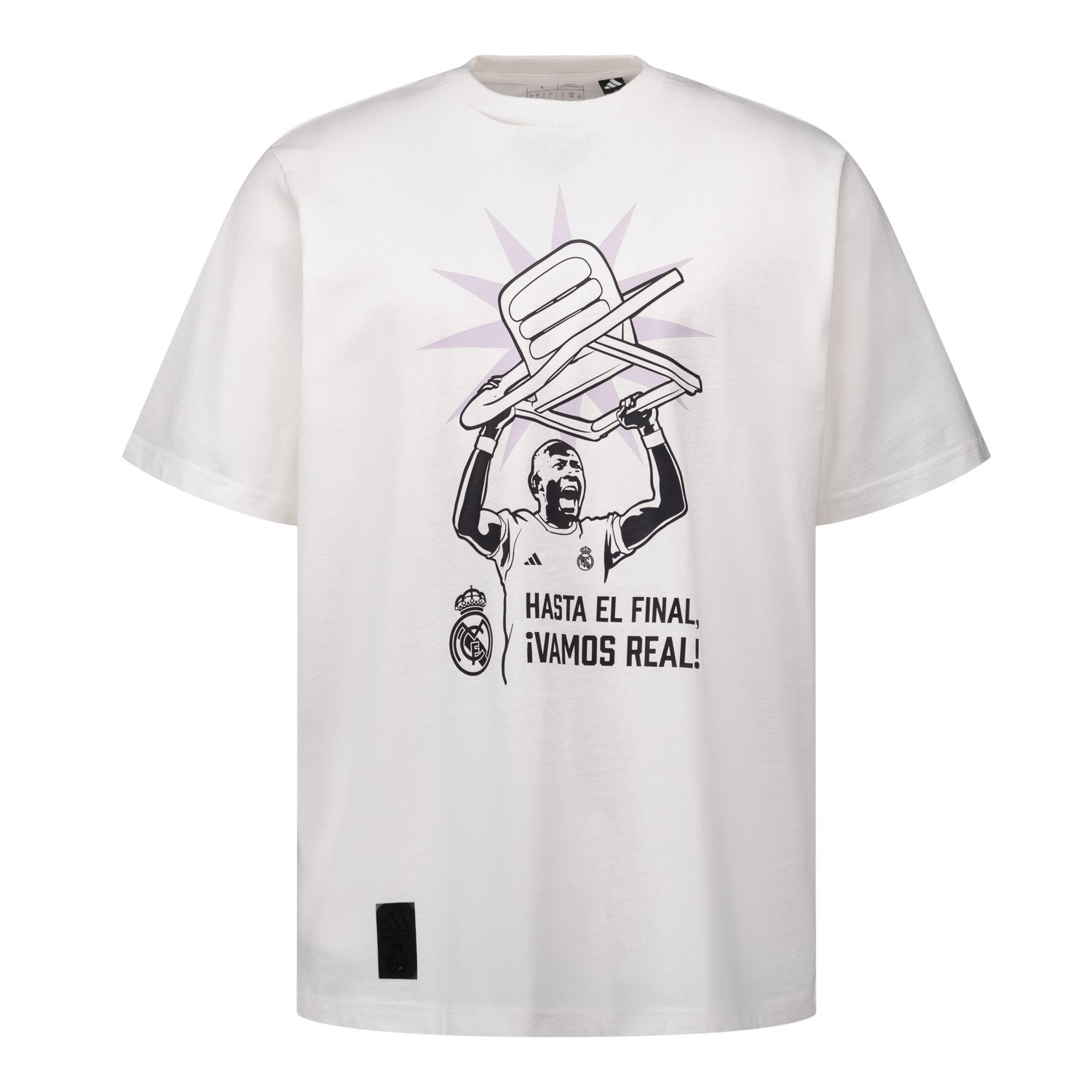 Mens T-Shirt Alaba adidas Magic Moments White – Official Real