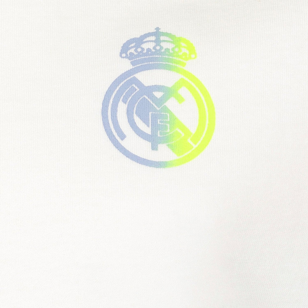 Kids T-Shirt Fan Kids Real Madrid Back Print White Real Madrid