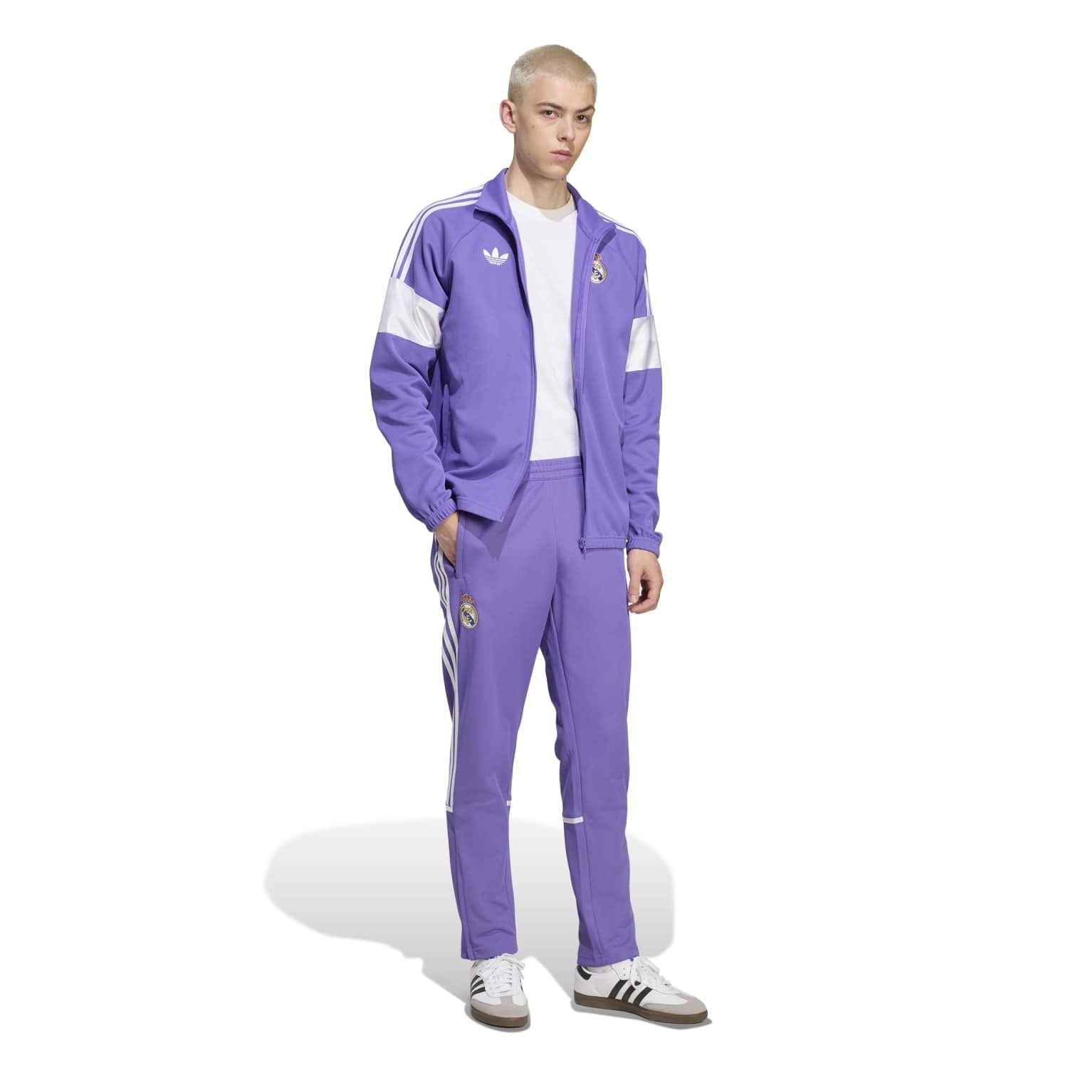 Mens adidas Originals LFSTLR Track Top 25/26 Purple – The Official
