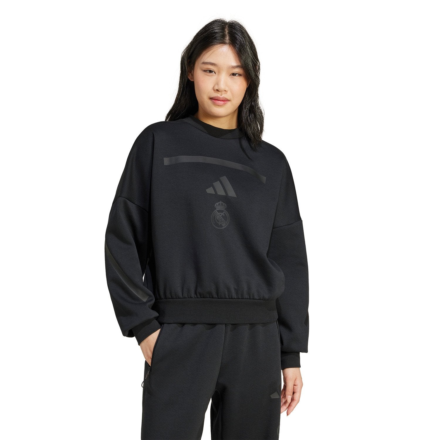 Womens adidas Real Urban Sweatshirt Black