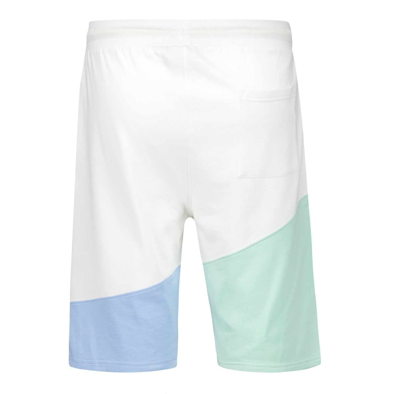 Mens Pastel Diagonal Panel Shorts Multicolor Real Madrid
