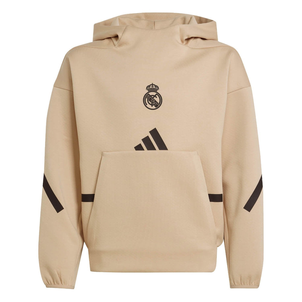Kids adidas Real Urban Hoodie Cream/ Black