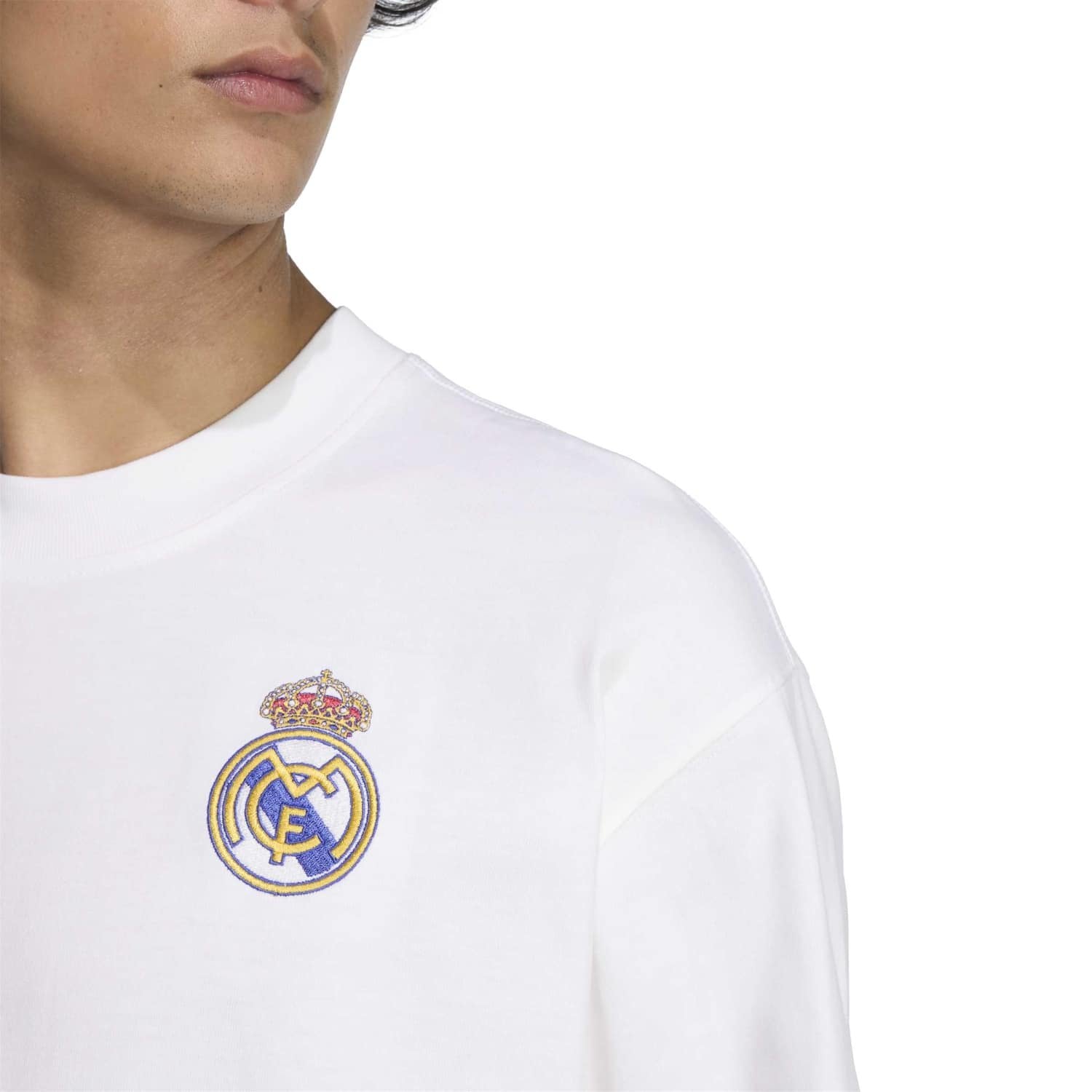 Mens adidas Originals LFSTLR T-Shirt 25/26 White – Real Madrid