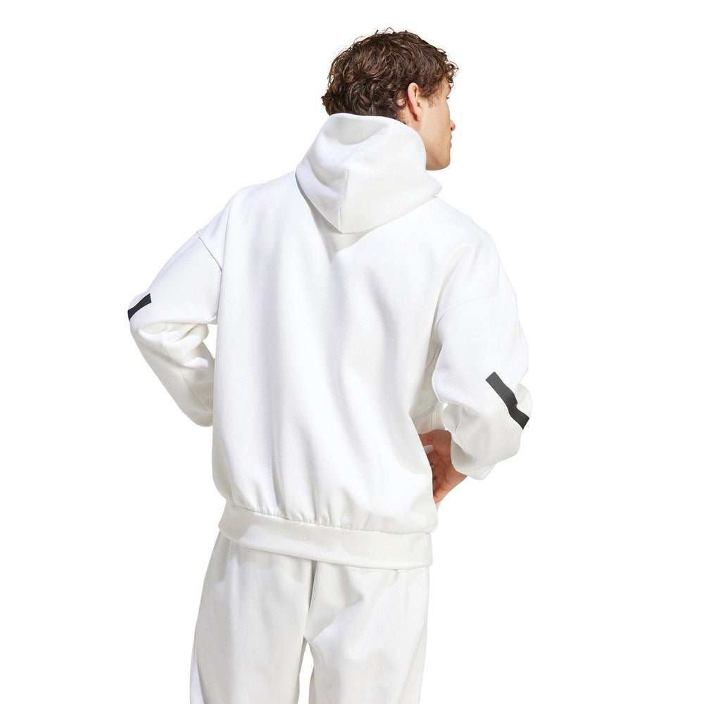 Mens adidas Real Urban Hoodie White