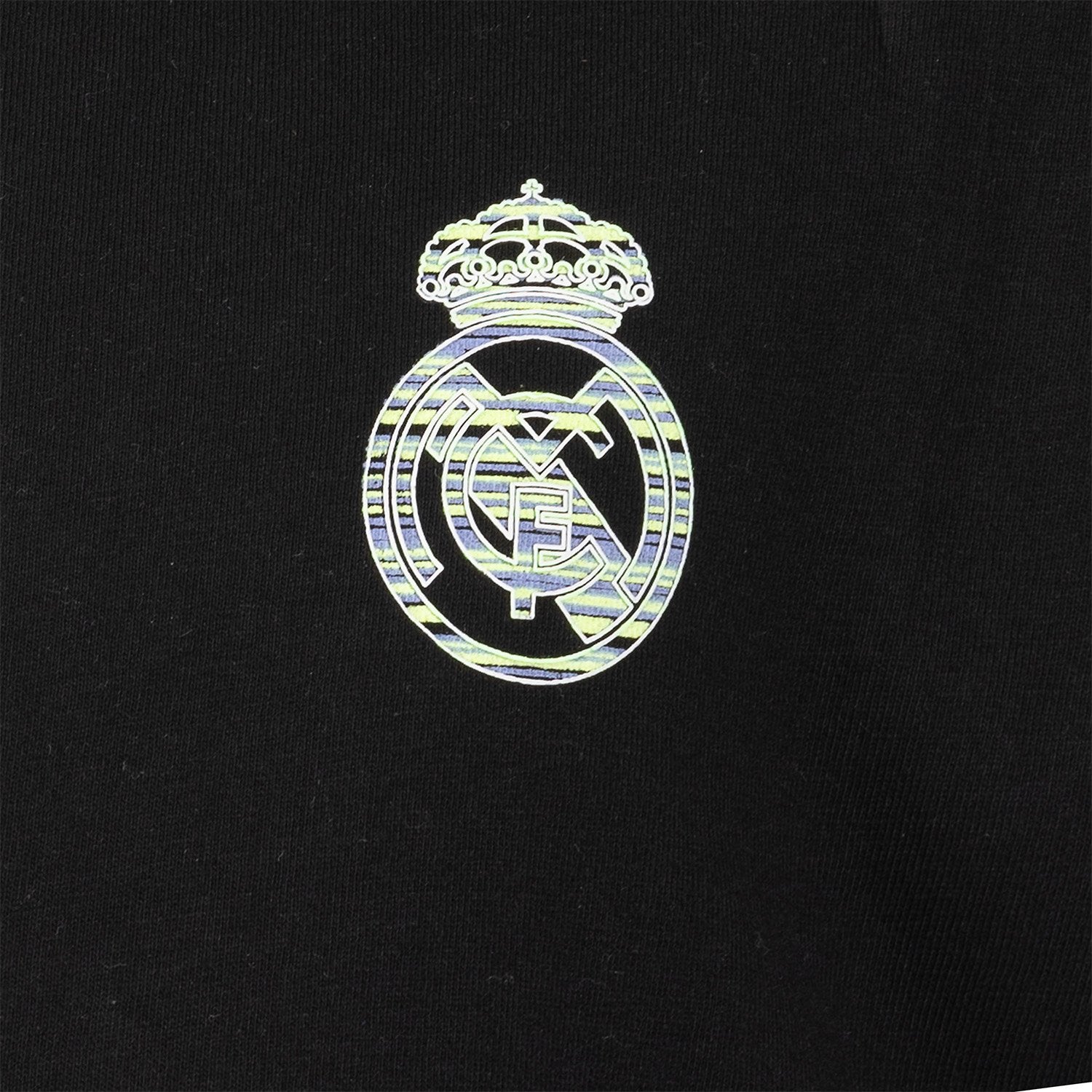Kids T-Shirt Fan Kids Crest Back Print Black Real Madrid