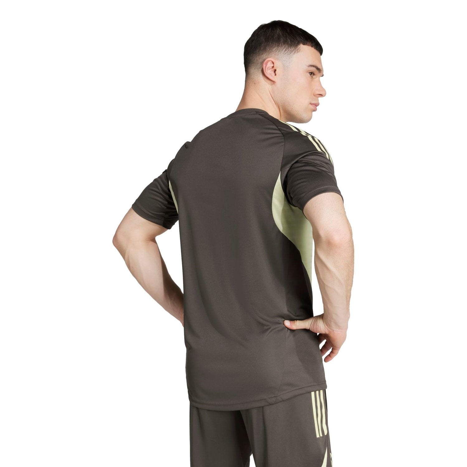 Mens adidas Training Shirt 25/26 Dark Olive – Official Real Madrid
