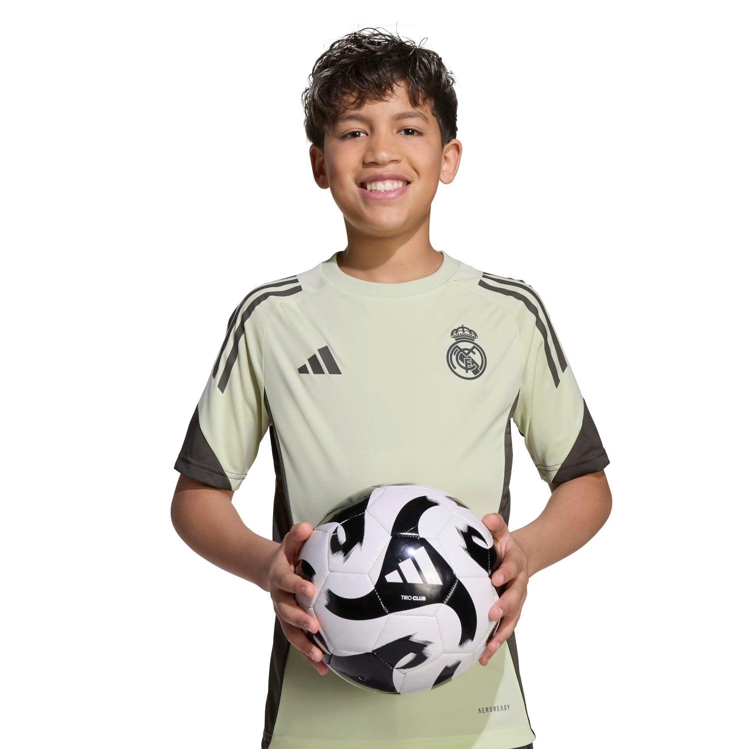 Kids adidas Training Shirt 25/26 Lime Green