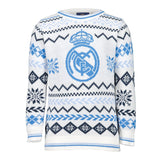 Kids’ White Crest Christmas Sweater
