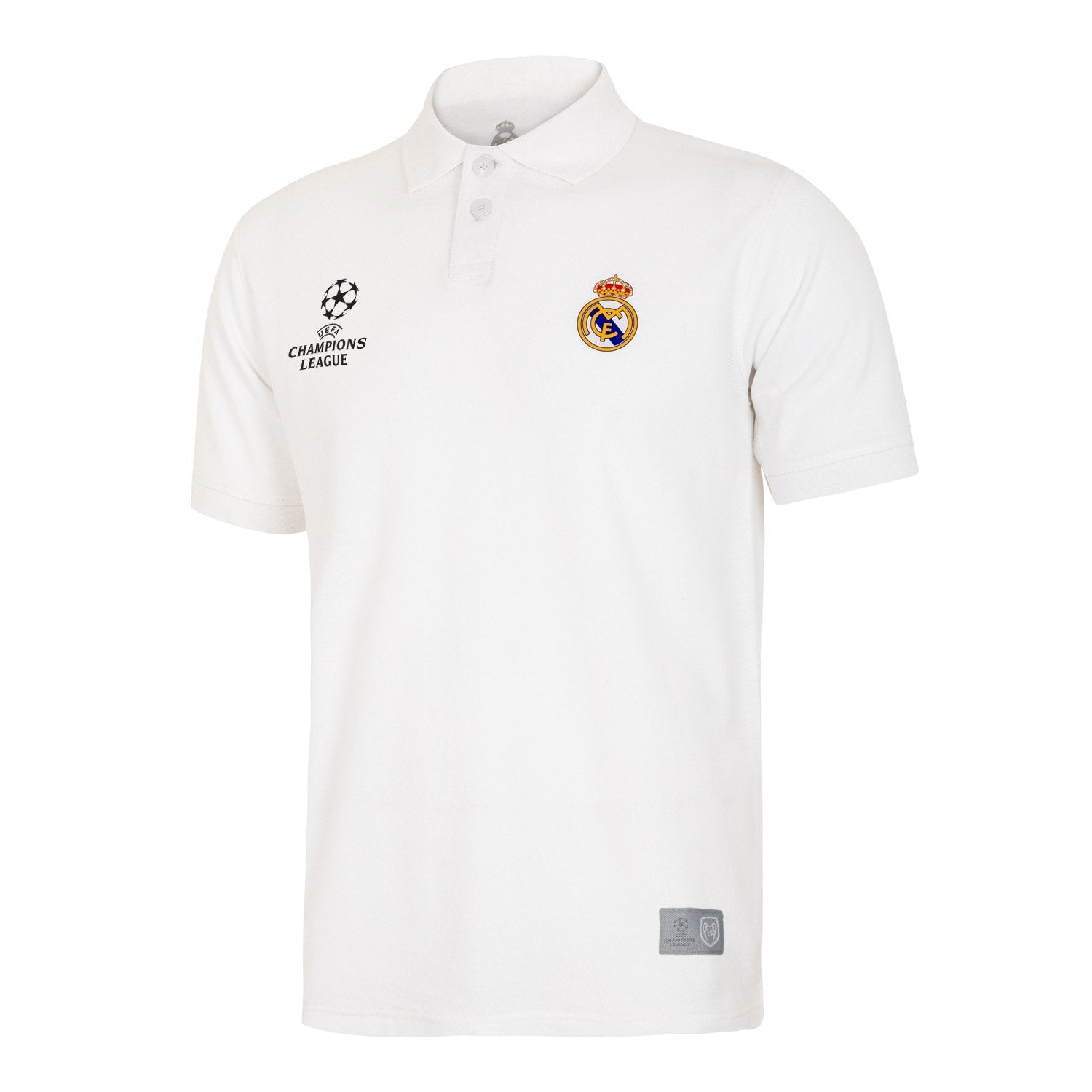 Mens Polo Shirt White | UEFA Champions League 15