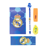 Set de Papelería con Block de Notas Real Madrid