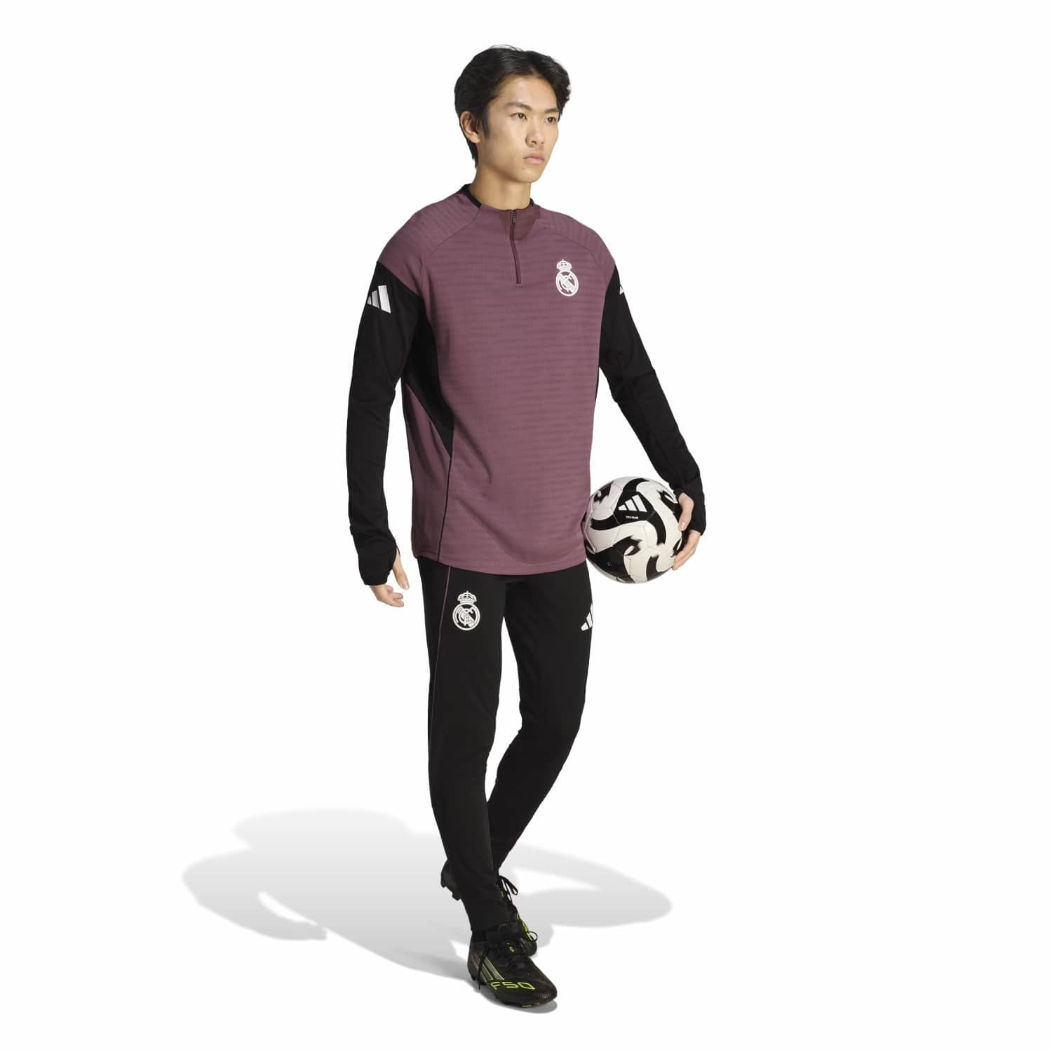Mens adidas Training Pro Top 25/26 Purple – The Official Real