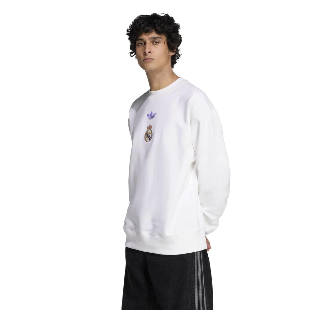 Mens adidas Originals LFSTLR Sweatshirt 25/26 White