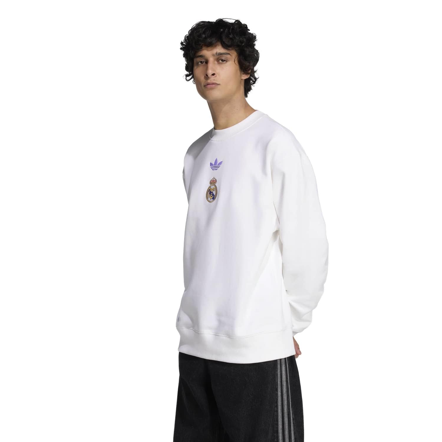 Mens adidas Originals LFSTLR Sweatshirt 25/26 White