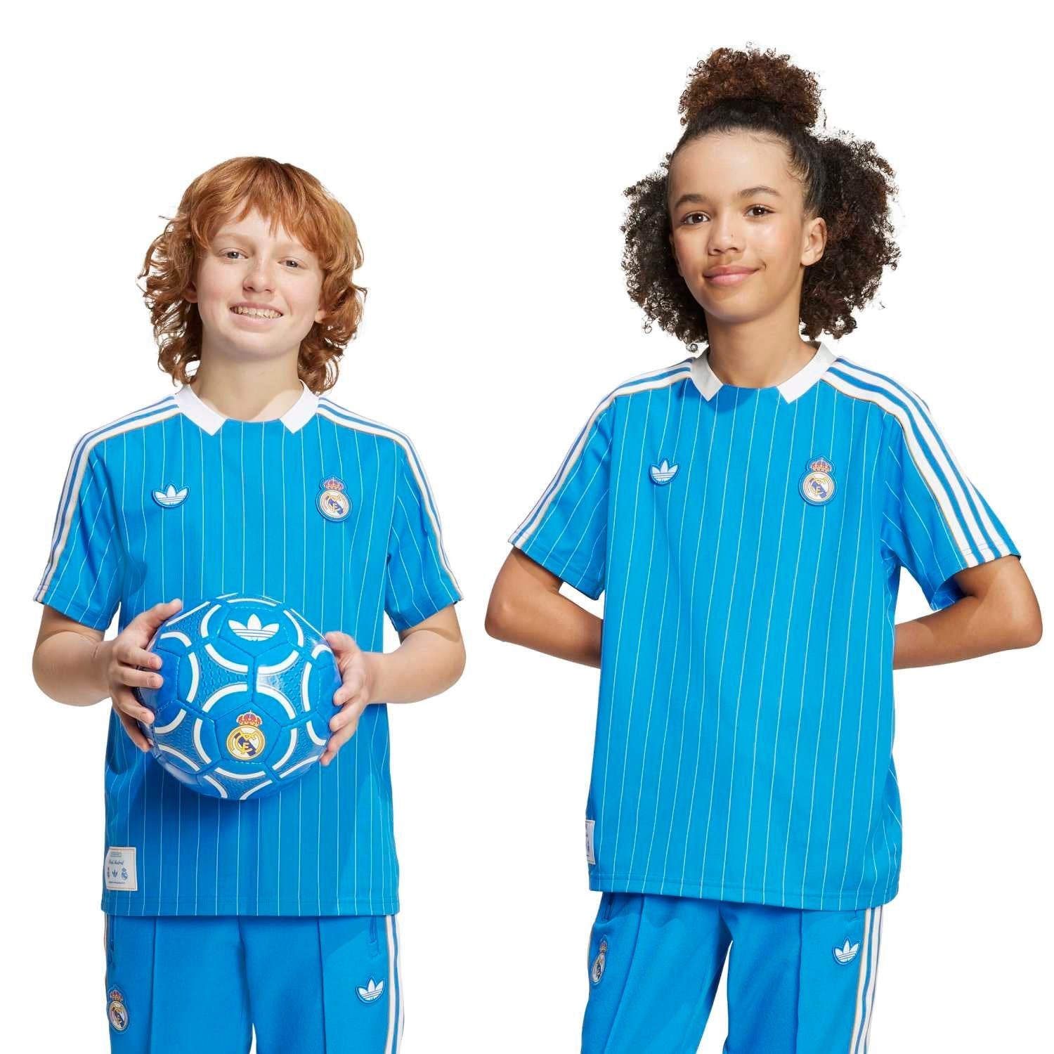 Kids adidas Originals Terrace Icons Shirt 25/26 Blue – The
