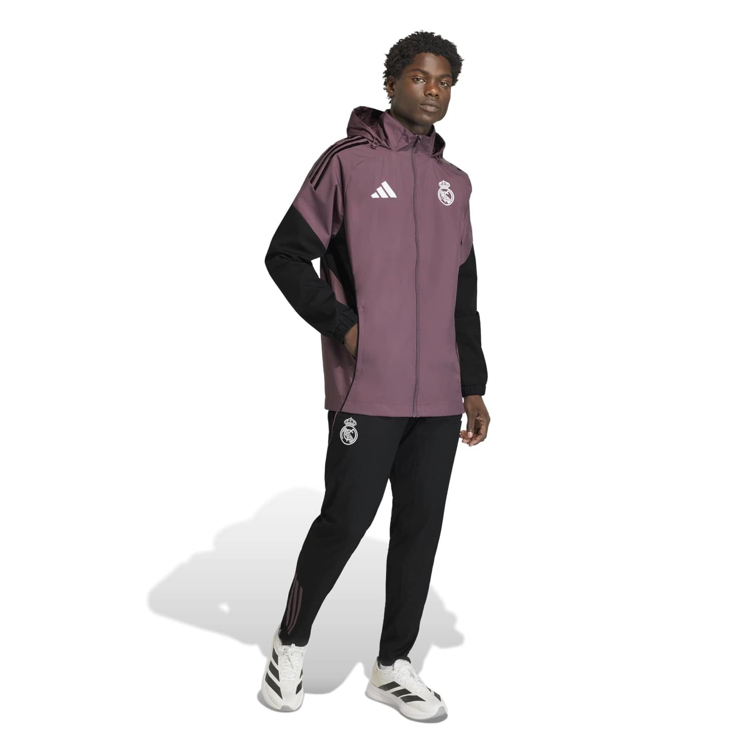 Mens adidas Training All Weather Jacket 25/26 Purple – Official