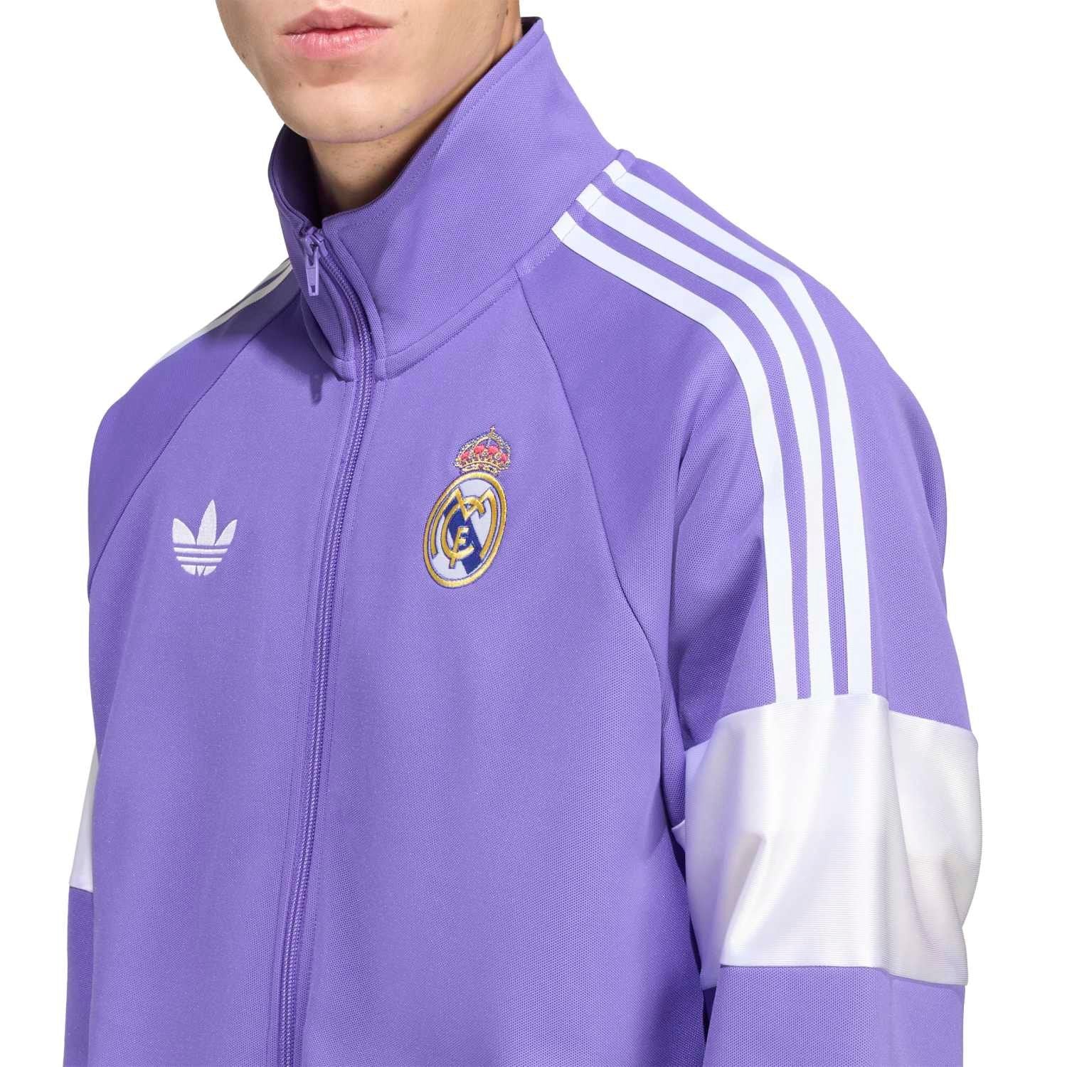adidas Real Madrid Lifestyle OG 【サイズL】 Mens adidas Originals LFSTLR Track Top 25/26 Purple – Official