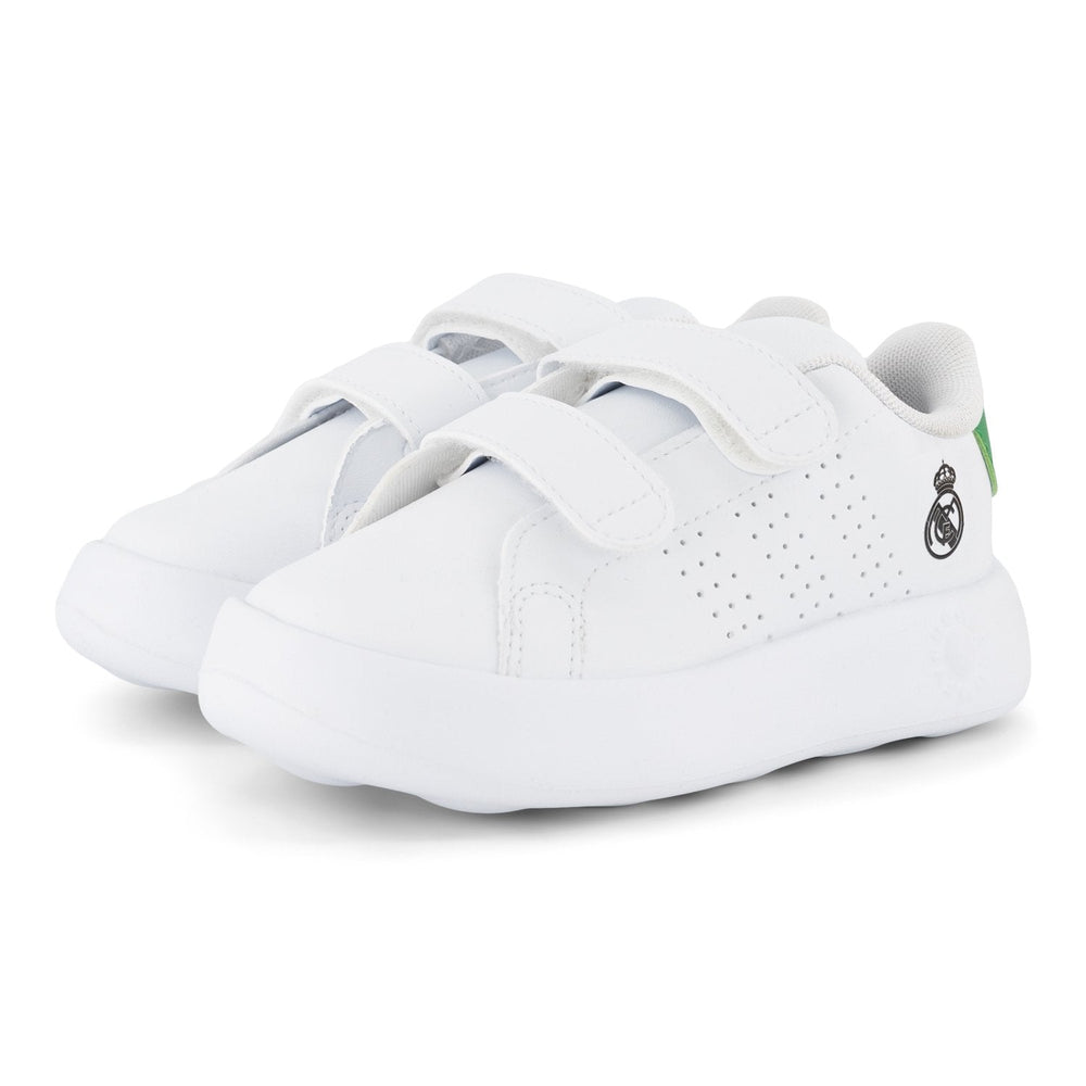 adidas Infant Advantage Shoes White/Green