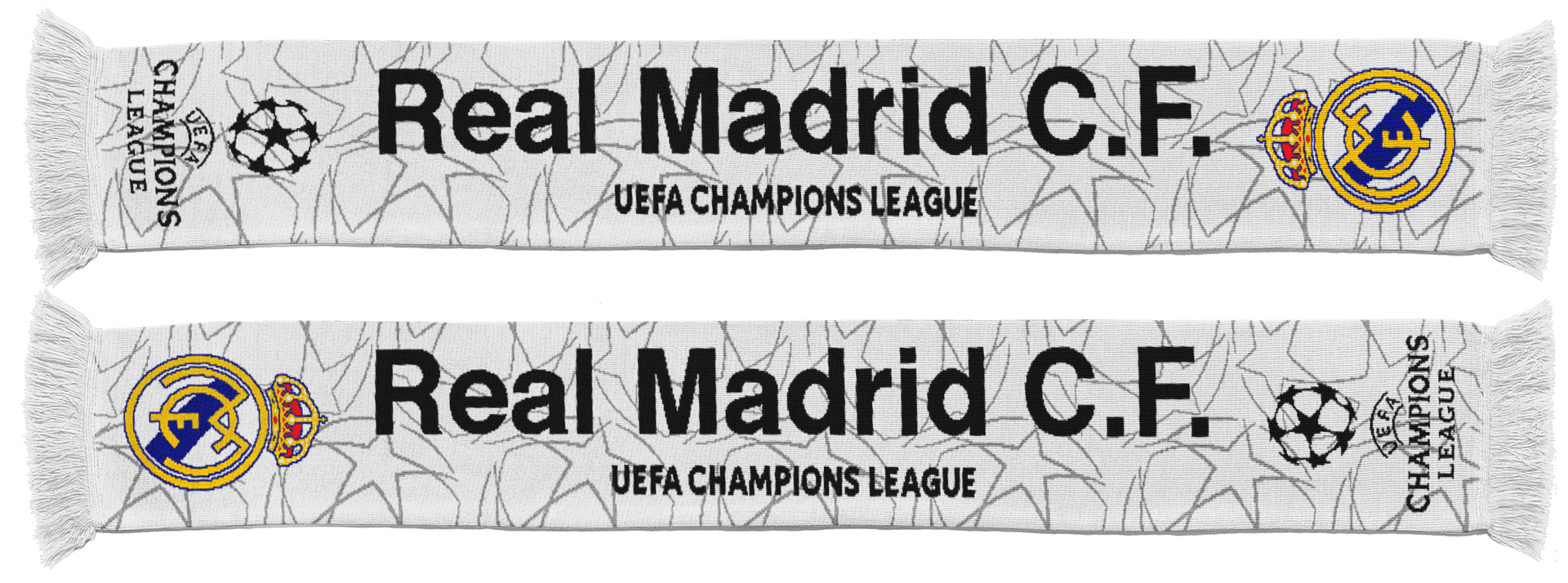 UCL Scarf White