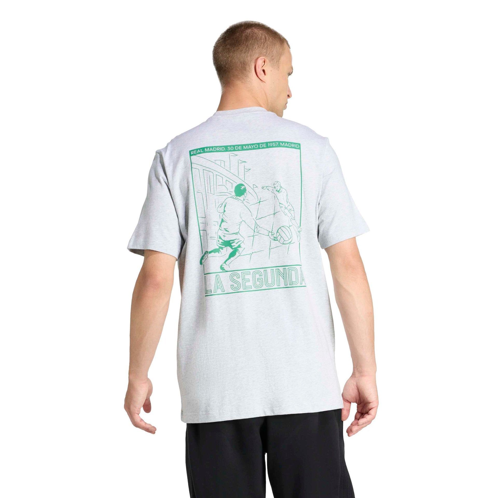 Mens adidas Heritage Pack T-Shirt Grey | 1957 – Official Real