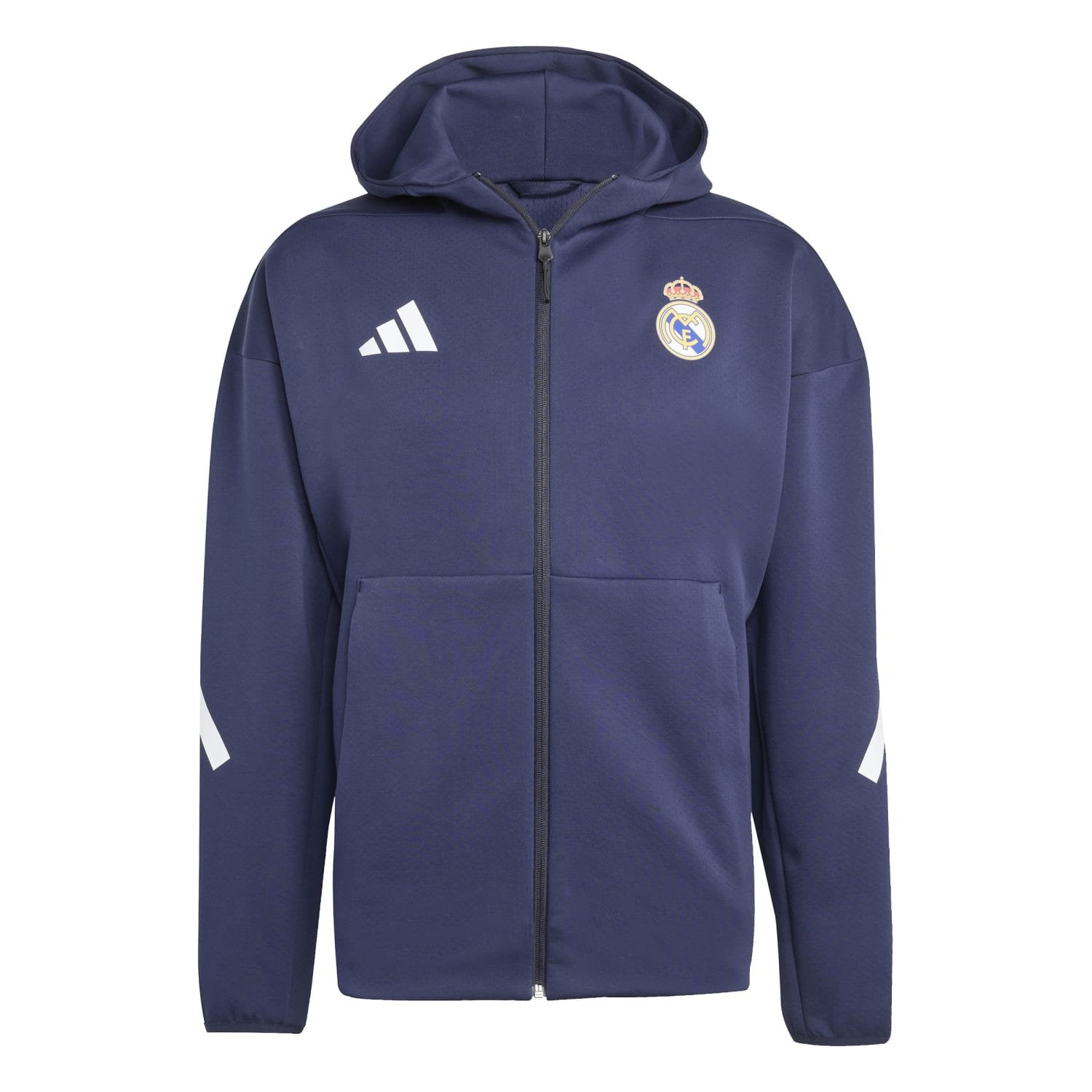 Mens adidas Anthem Jacket 25/26 Navy – The Official Real Madrid CF