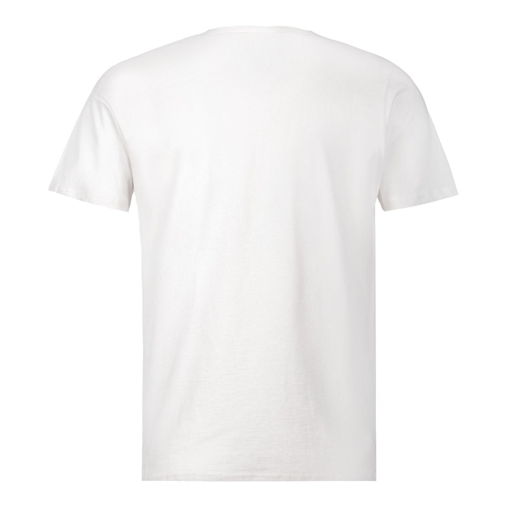 Mens Blackout T-Shirt Crest White Real Madrid