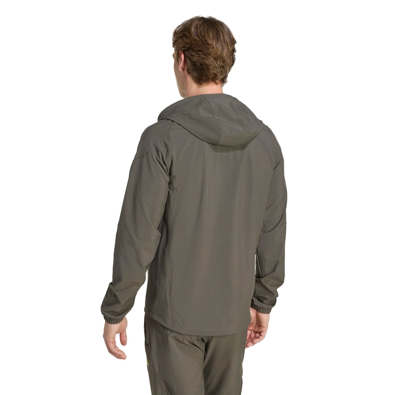 Mens Tiro Vis Tech Competition Jacket Grey/Lime Green