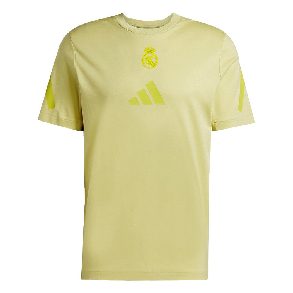 Mens adidas Real Urban T-Shirt Yellow