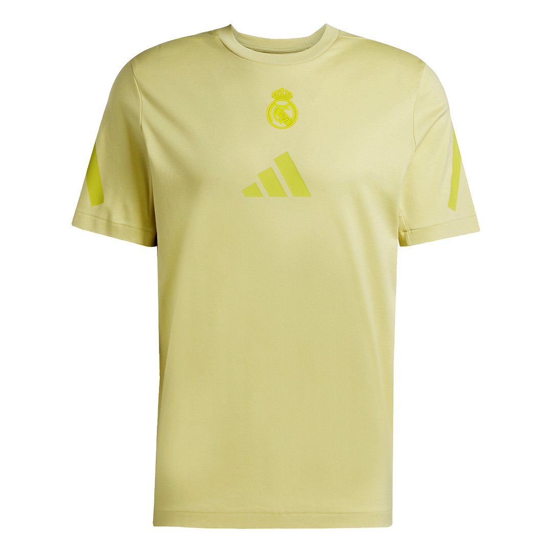 Mens adidas Real Urban T-Shirt Yellow
