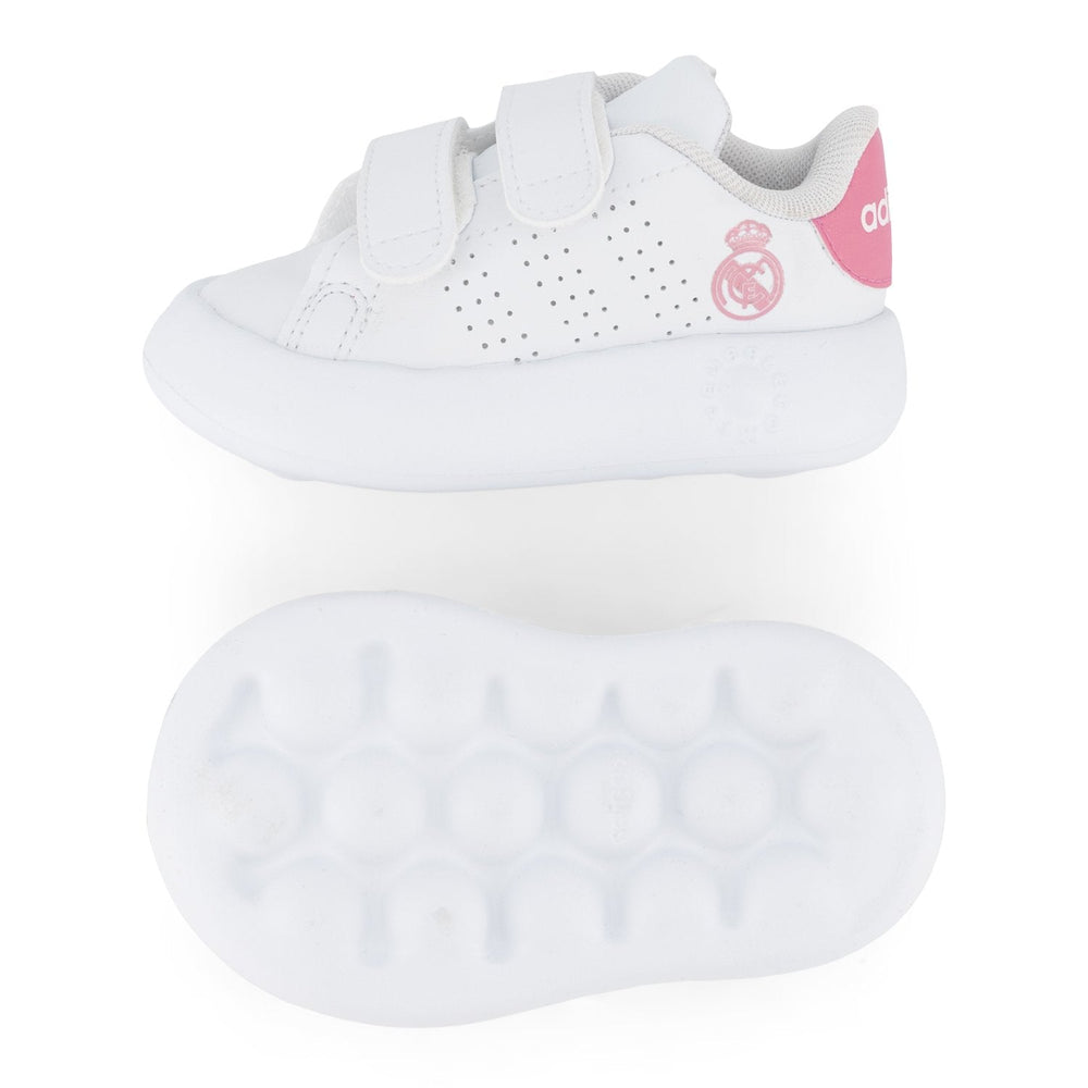 adidas Infant Advantage Shoes White/Pink