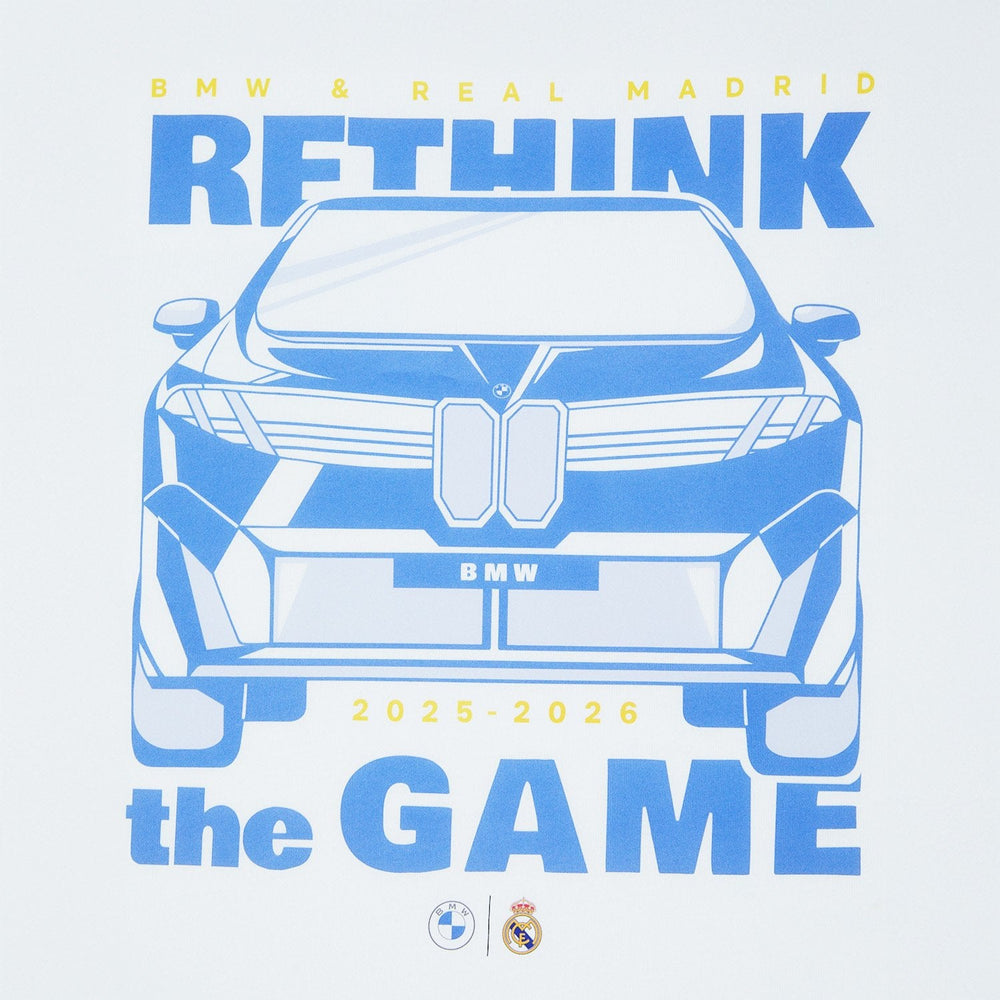 adidas BMW Mens T-Shirt White