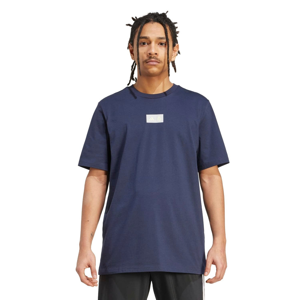 Mens adidas SZN Graphic T-Shirt 25/26 Navy
