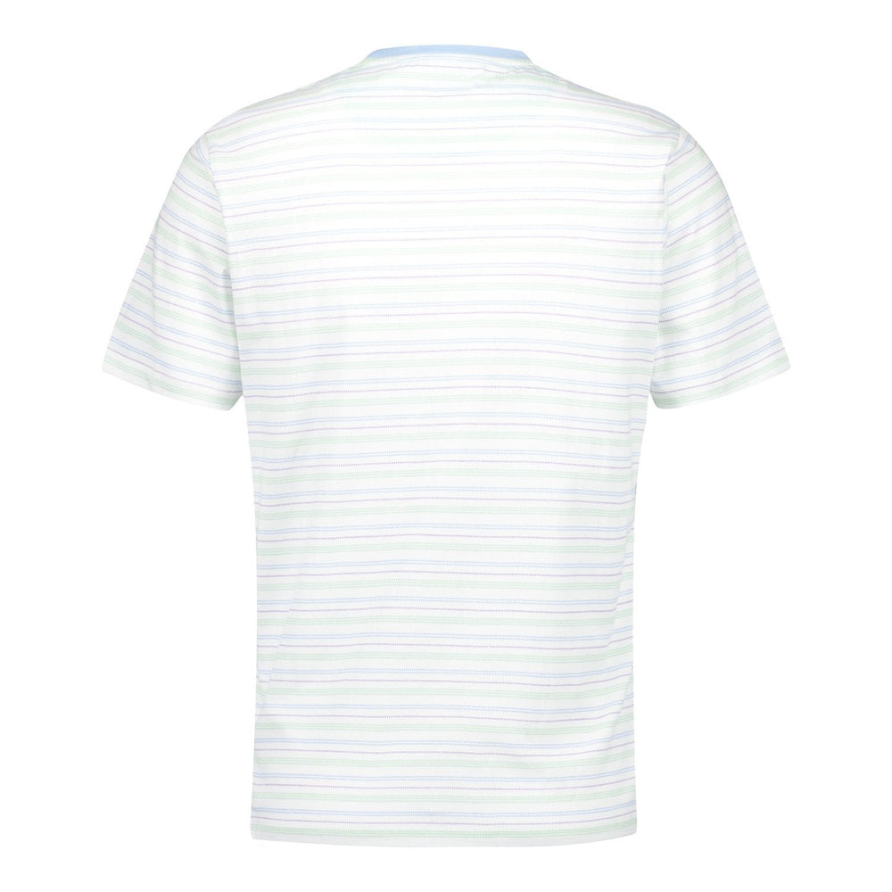 Mens Pastel Single T-Shirt Y/D Stripe Tee Light Real Madrid