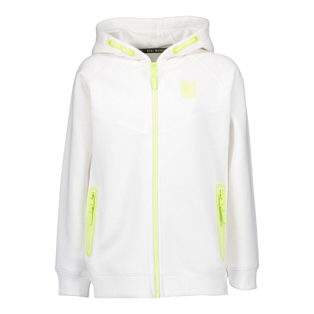 Kids Tracksuit Cool Kids Contrast Zip White