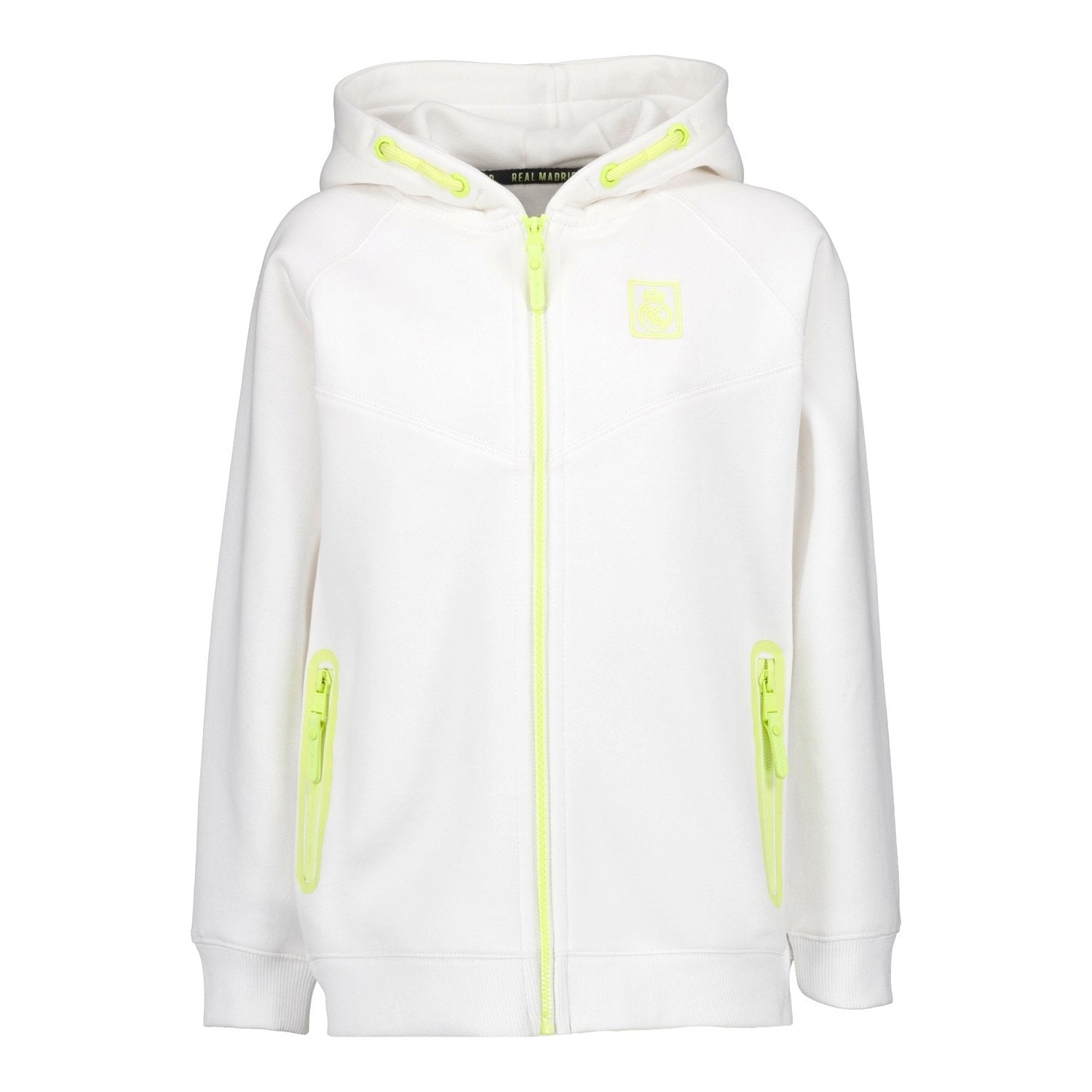 Kids Tracksuit Cool Kids Contrast Zip White